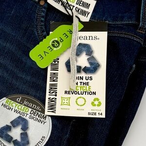 d. jeans Women's Skinny Jeans - Dark Blue